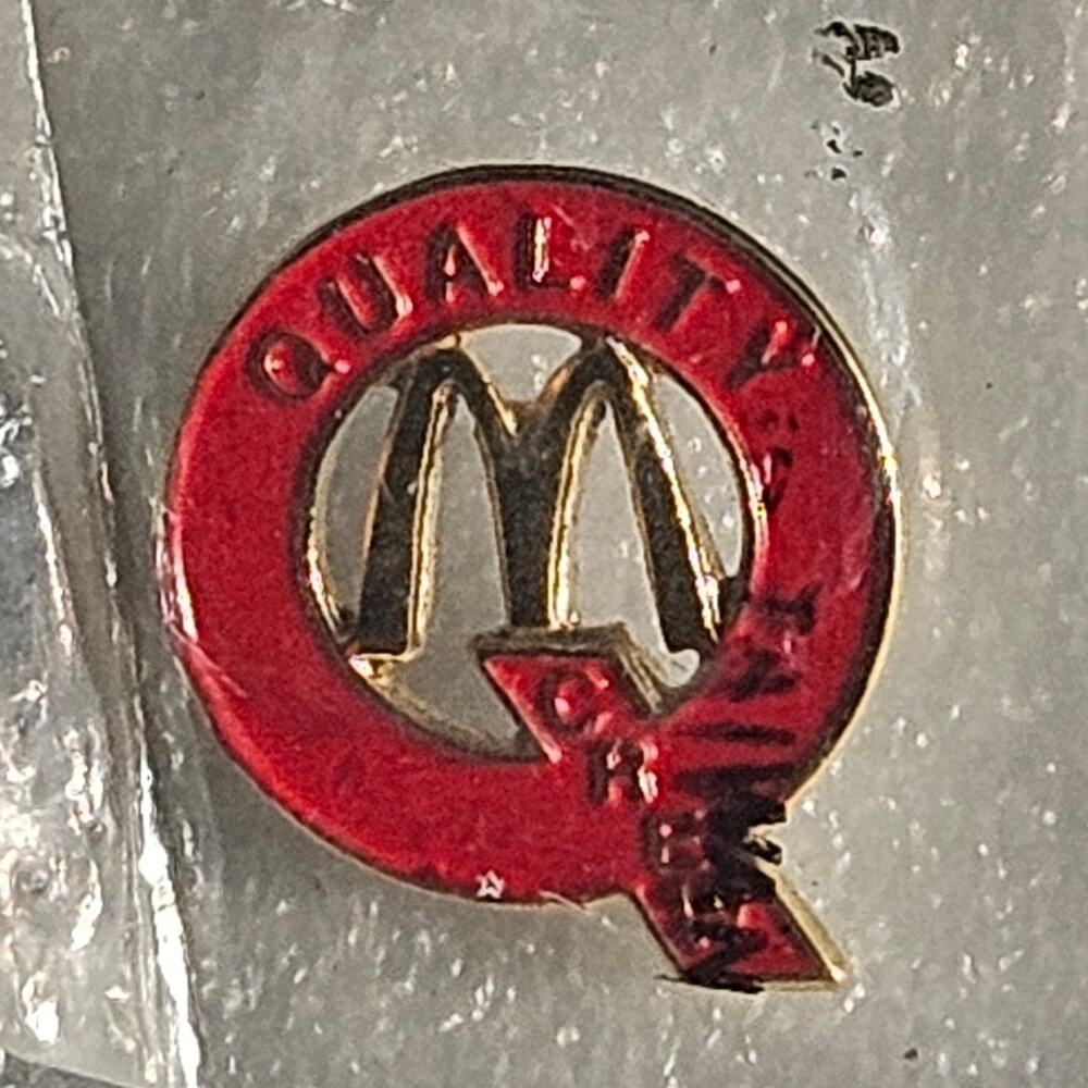 Vintage McDonalds Quality Crew Pinback